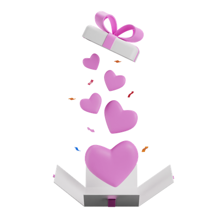 Cadeau d'amour  3D Icon