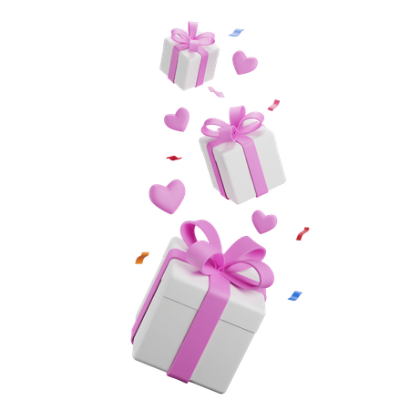 Cadeau d'amour  3D Icon