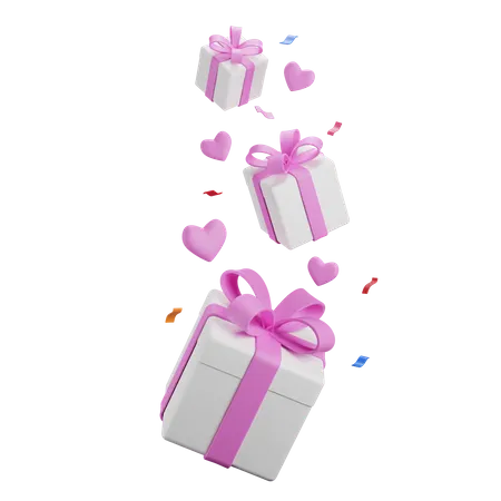 Cadeau d'amour  3D Icon