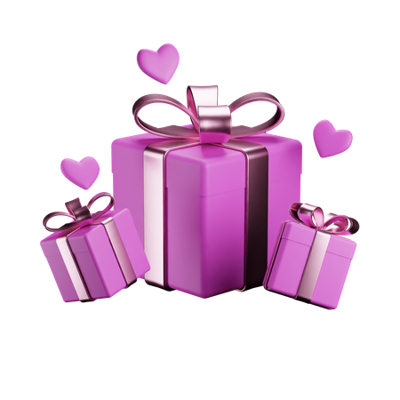 Cadeau d'amour  3D Icon