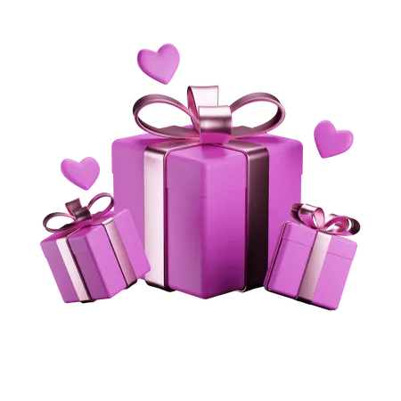 Cadeau d'amour  3D Icon