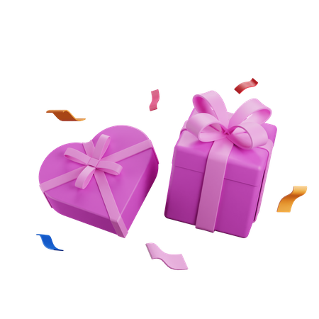 Cadeau d'amour  3D Icon