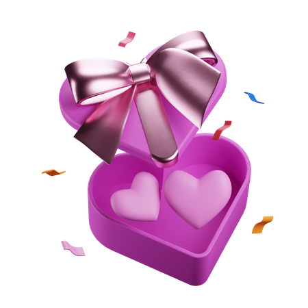 Cadeau d'amour  3D Icon