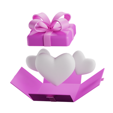 Cadeau d'amour  3D Icon