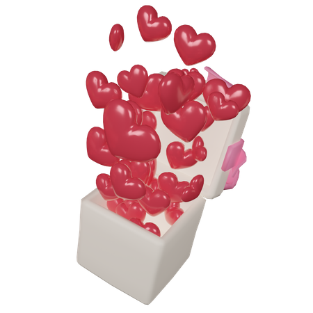 Cadeau d'amour  3D Icon
