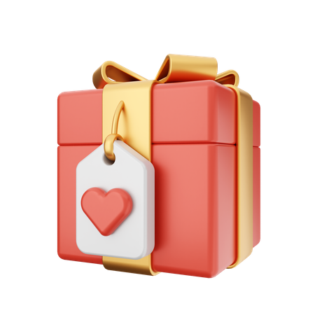 Cadeau d'amour  3D Icon