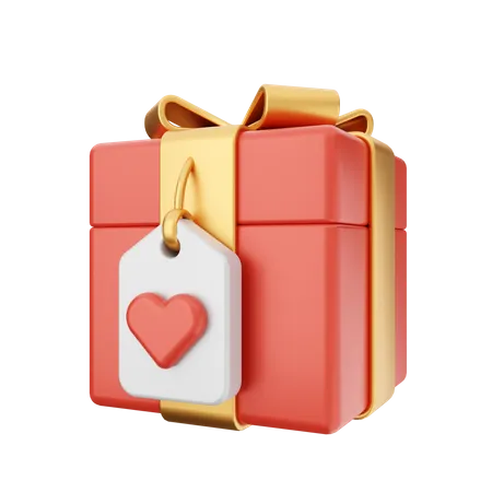 Cadeau d'amour  3D Icon