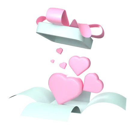 Cadeau d'amour  3D Icon