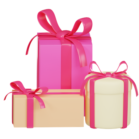 Cadeau d'anniversaire  3D Icon