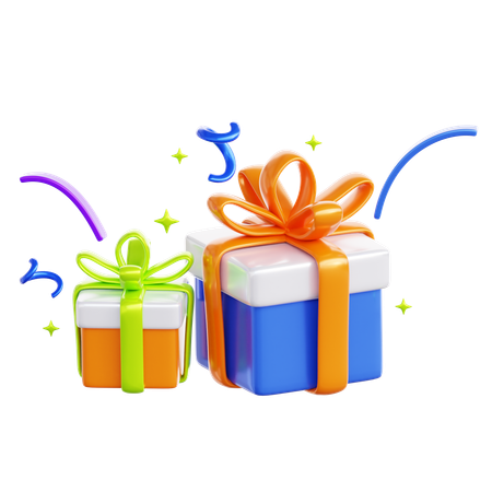 Cadeau de fête  3D Icon