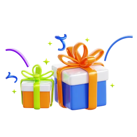 Cadeau de fête  3D Icon