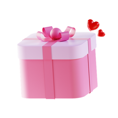 Cadeau de Saint Valentin  3D Icon