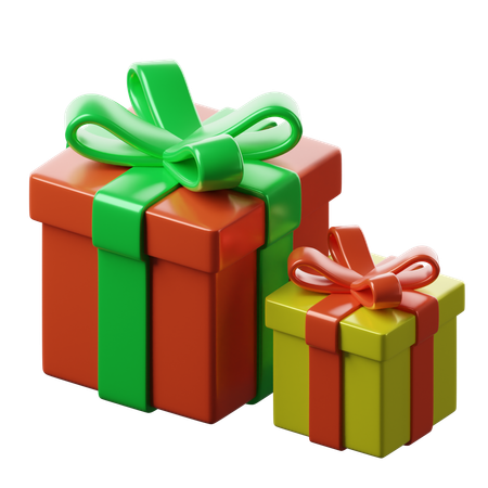 Cadeau de Noël  3D Icon