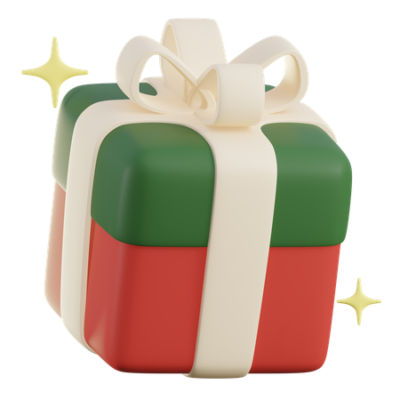 Cadeau de Noël  3D Icon