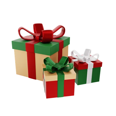 Cadeau de Noël  3D Icon