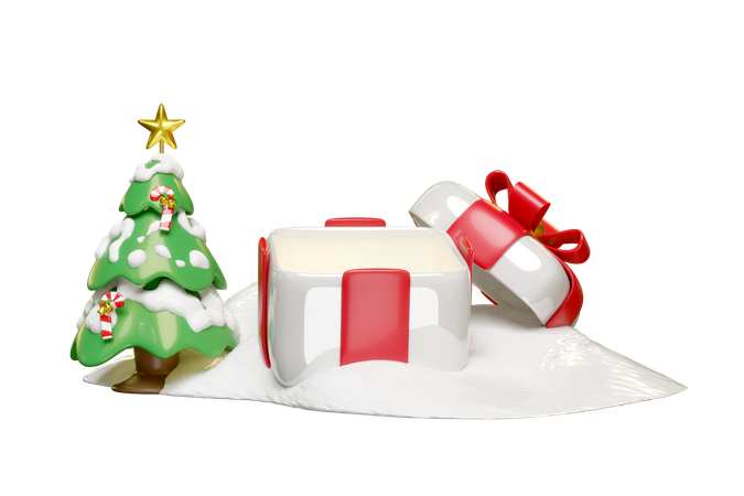 Cadeau de Noël  3D Icon