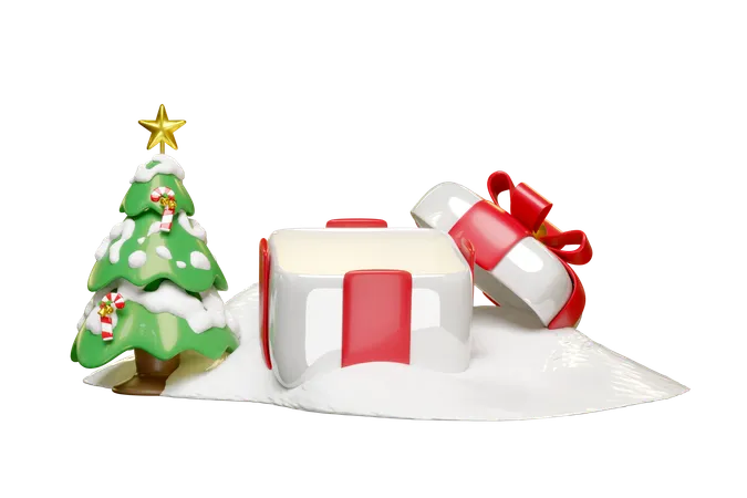 Cadeau de Noël  3D Icon