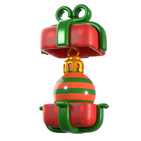 Cadeau de Noël  3D Icon