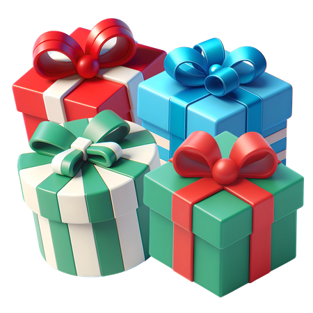 Cadeau de Noël  3D Icon