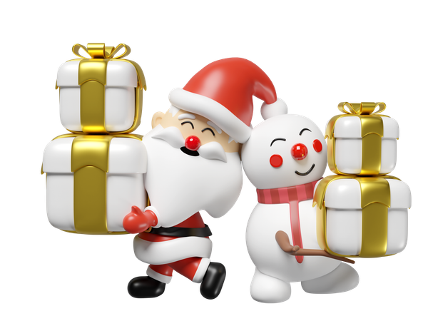 Cadeau de Noël  3D Icon