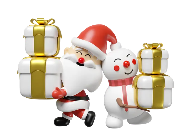 Cadeau de Noël  3D Icon