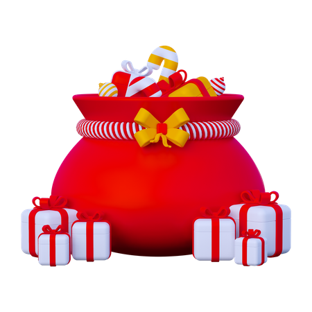 Cadeau de Noël  3D Icon