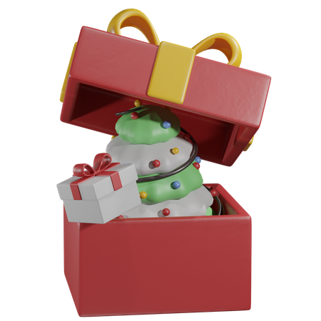 Cadeau de Noël  3D Icon