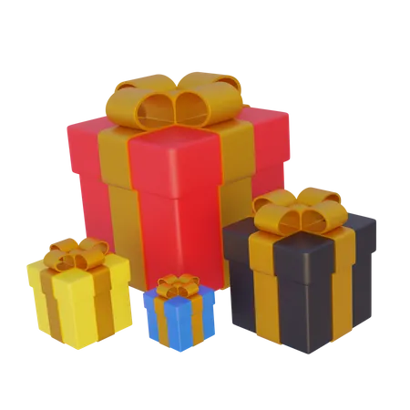 Cadeau de Noël  3D Icon