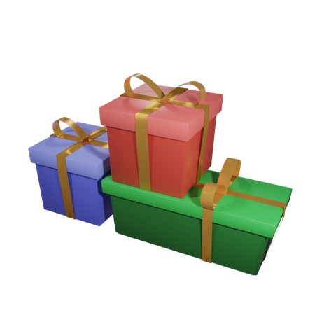 Cadeau de Noël  3D Icon