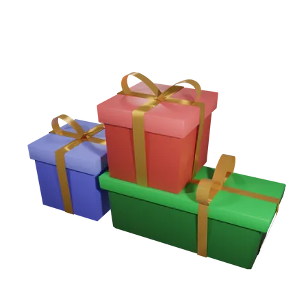 Cadeau de Noël  3D Icon