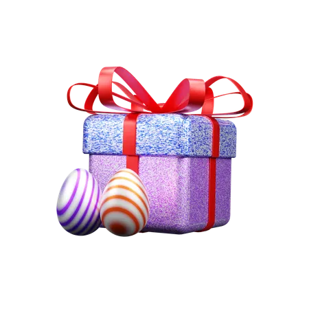 Cadeau de Pâques  3D Icon