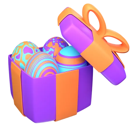 Cadeau de Pâques  3D Icon
