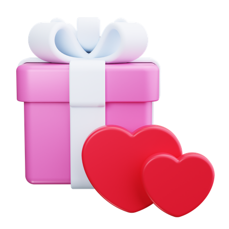 Cadeau de Saint Valentin  3D Icon