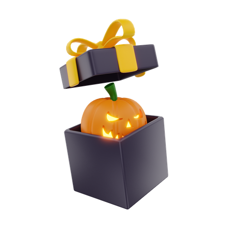 Cadeau d'Halloween  3D Icon