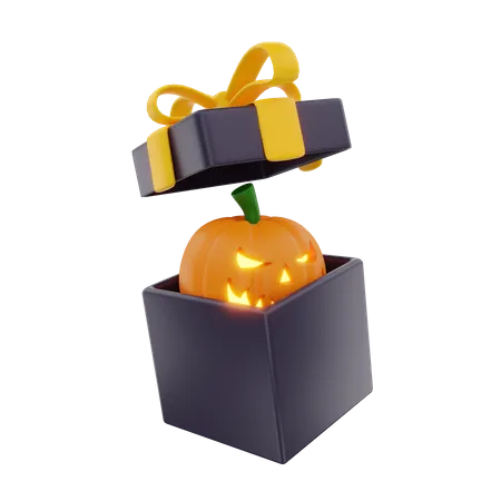 Cadeau d'Halloween  3D Icon