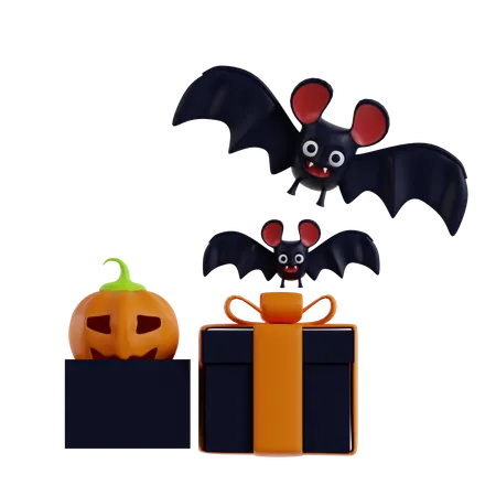 Cadeau d'Halloween  3D Icon