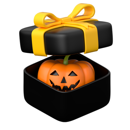 Cadeau d'Halloween  3D Icon