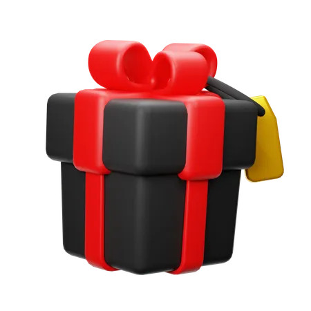 Cadeau du vendredi noir  3D Icon