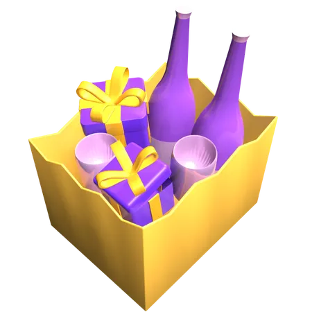 Fête de cadeaux  3D Icon