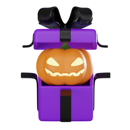 Cadeau d'Halloween  3D Icon