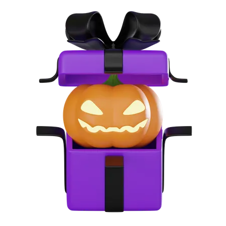 Cadeau d'Halloween  3D Icon