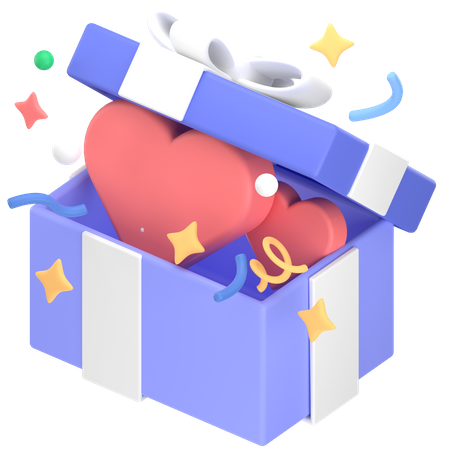 Long cadeau  3D Icon