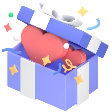 Long cadeau  3D Icon