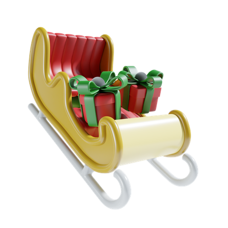 Luge cadeau  3D Icon