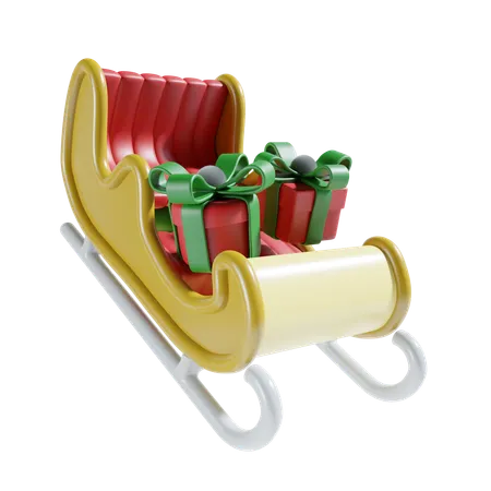 Luge cadeau  3D Icon