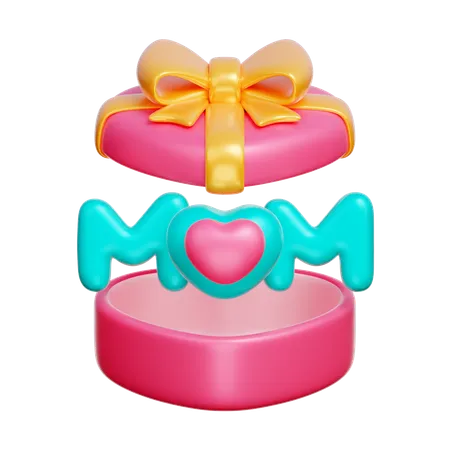 Cadeau maman  3D Icon