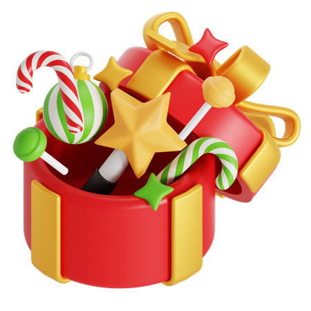 Cadeau de Noël  3D Icon