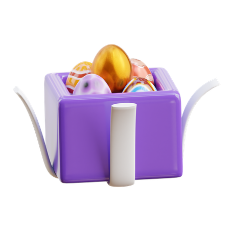 Cadeau d'oeuf de Pâques  3D Icon