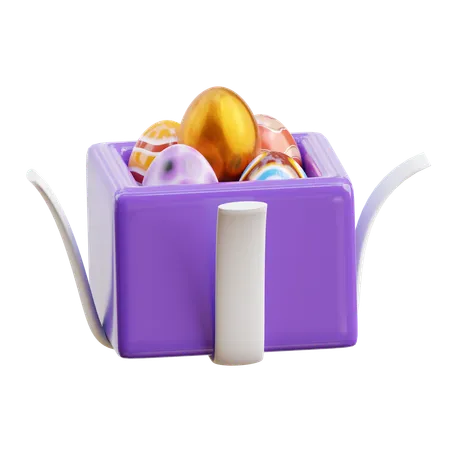 Cadeau d'oeuf de Pâques  3D Icon