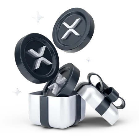 Cadeau ondulant  3D Icon